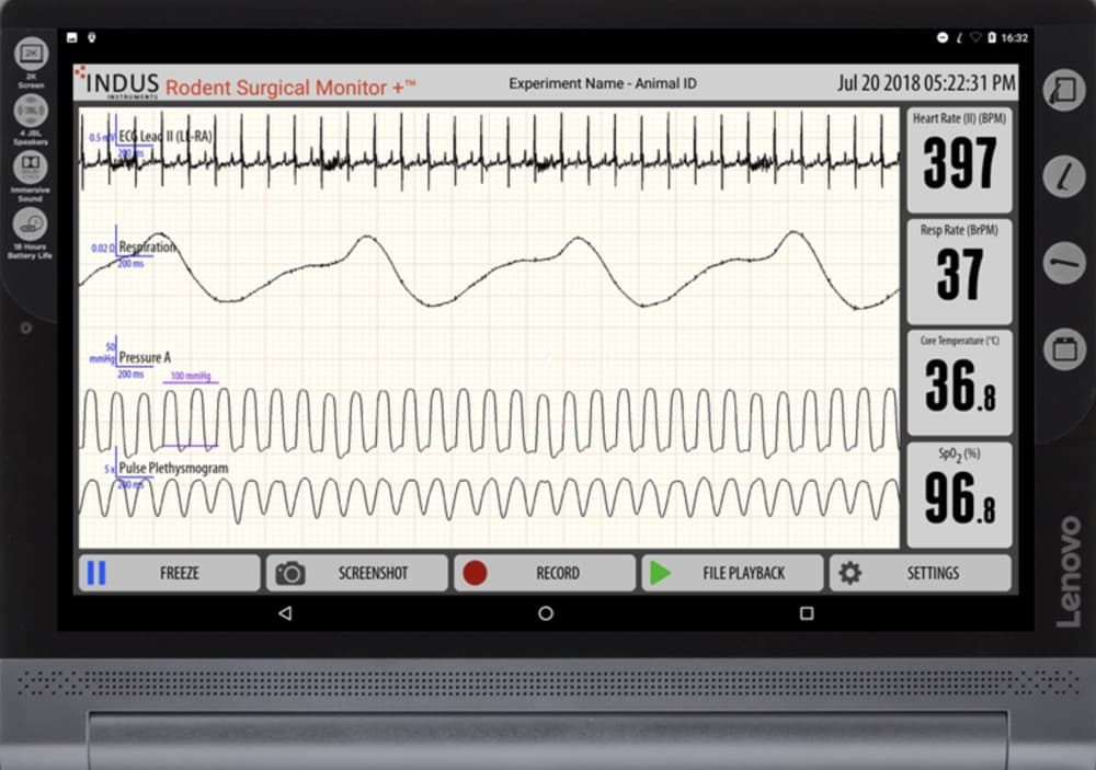 大小鼠手术平板监护仪